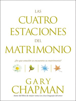 cover image of Las cuatro estaciones del matrimonio
